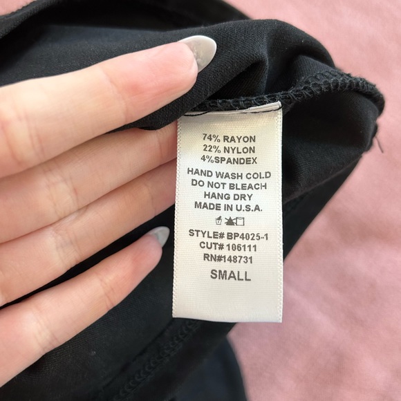 Blue Blush Black Envelope Skort - Picture 6 of 6